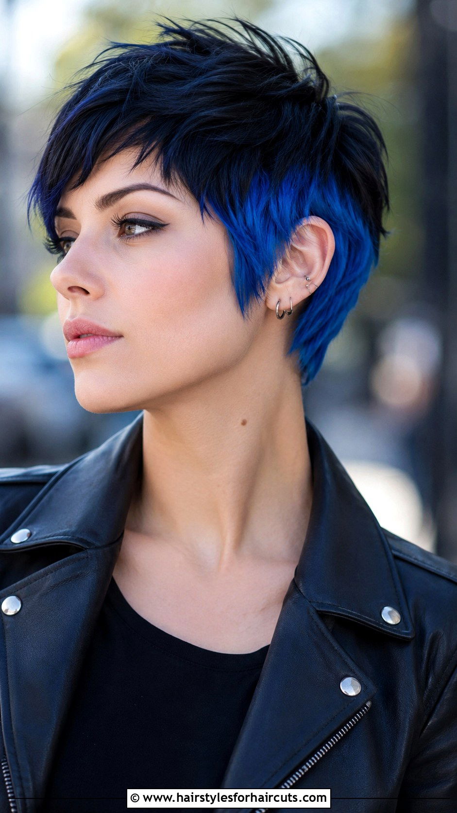 Short Black Hair With Blue Tips - 25 black and blue hairstyles - 25 black and blue hairstyles