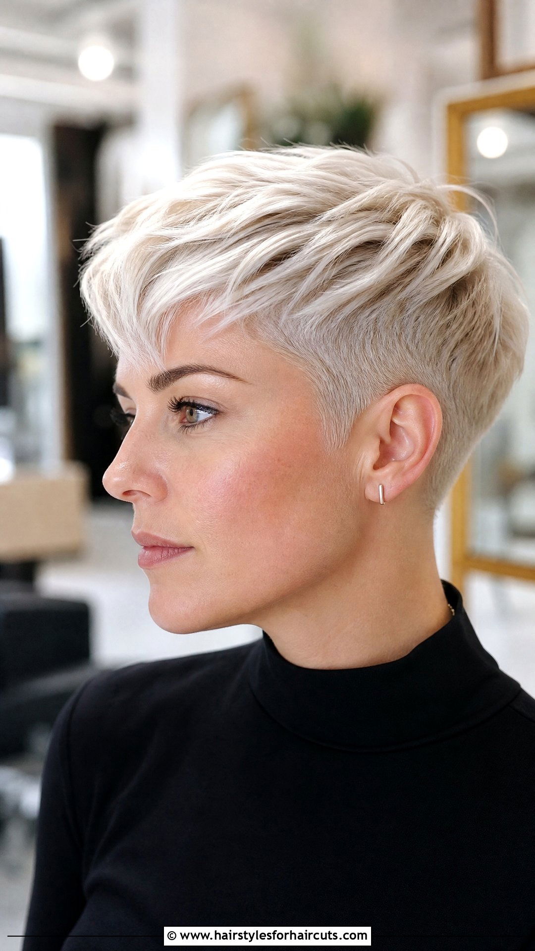 Short Bleached Pixie Undercut - 25 pixie hairstyles double side shave short hair - 25 pixie hairstyles double side shave short hair