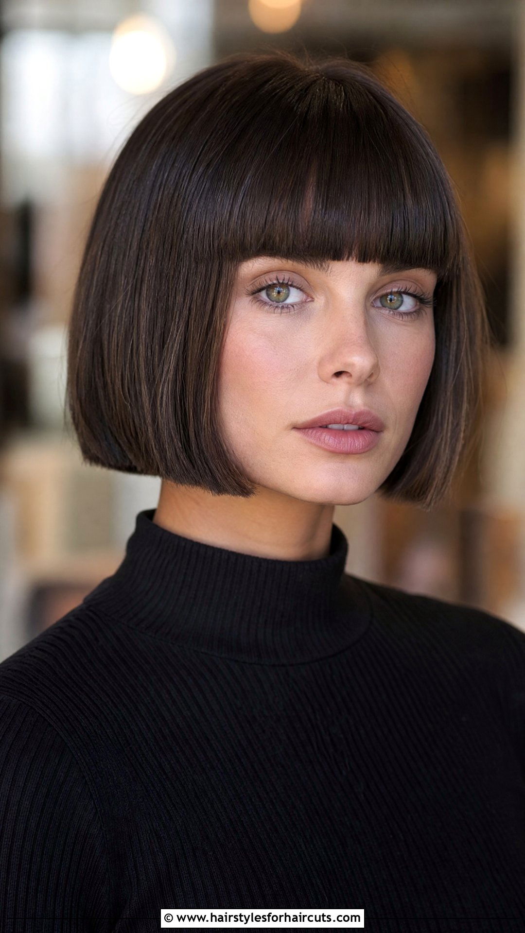 Short Blunt Bob With Bangs - 25 short hair bob haircuts - 25 short hair bob haircuts