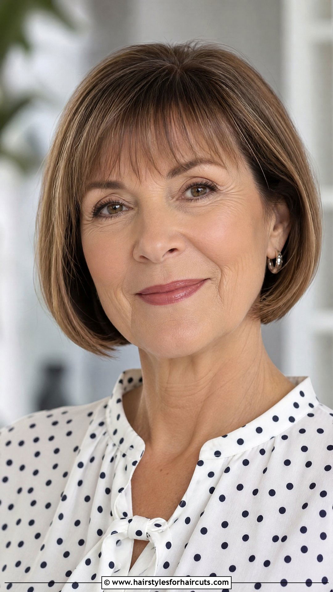 Short Bob With Bangs - 25 short hairstyles for over 50 - 25 short hairstyles for over 50