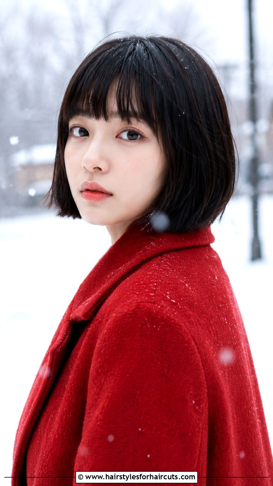Short Bob With Bangs - 25 haircuts for super thin hair - 25 haircuts for super thin hair