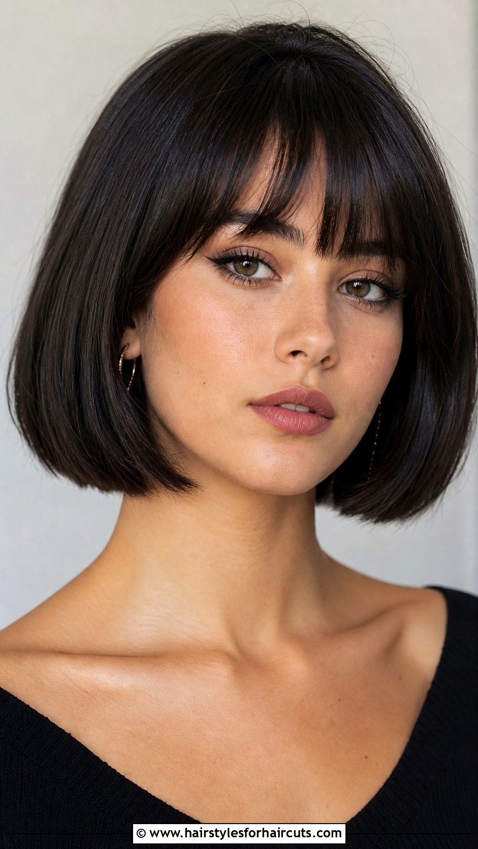 Short Bob With Bangs - 25 best short hairstyles for women - 25 best short hairstyles for women