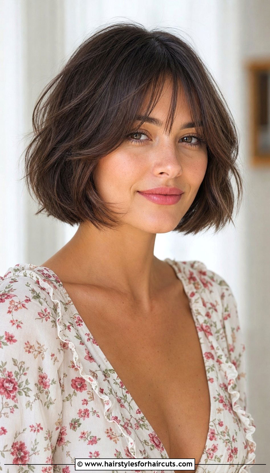 Short Bob With Curtain Bangs - 25 hairstyles for short bobs - 25 hairstyles for short bobs