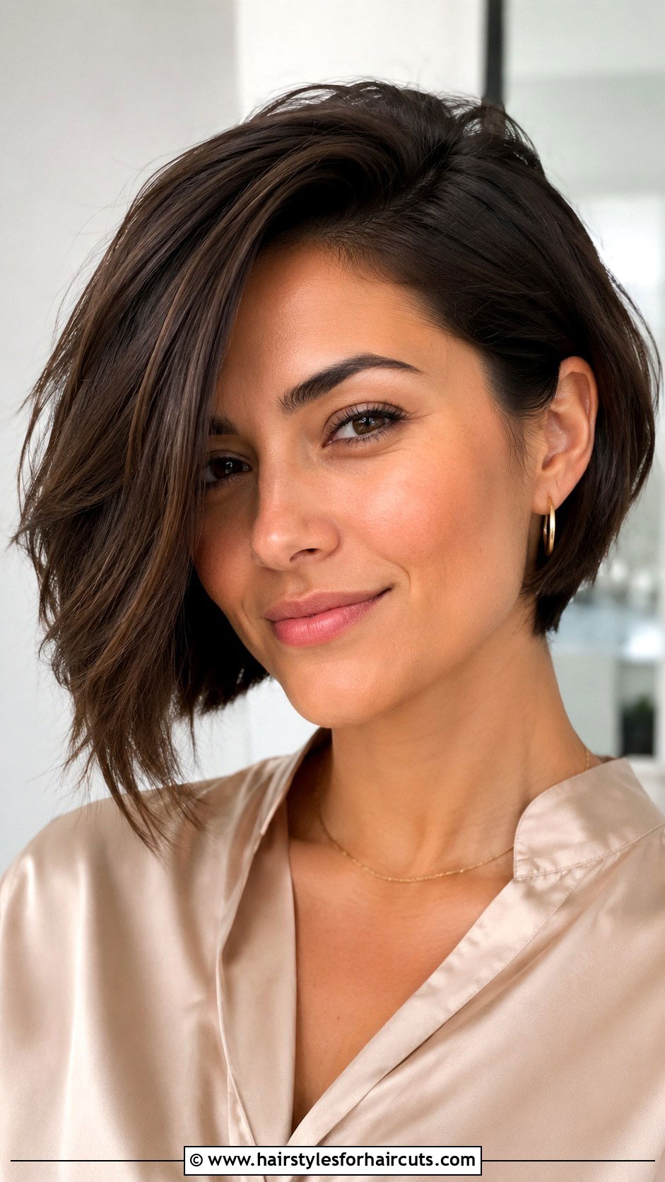 Short Bob With Deep Side Part - 25 thin front hair hairstyles - 25 thin front hair hairstyles