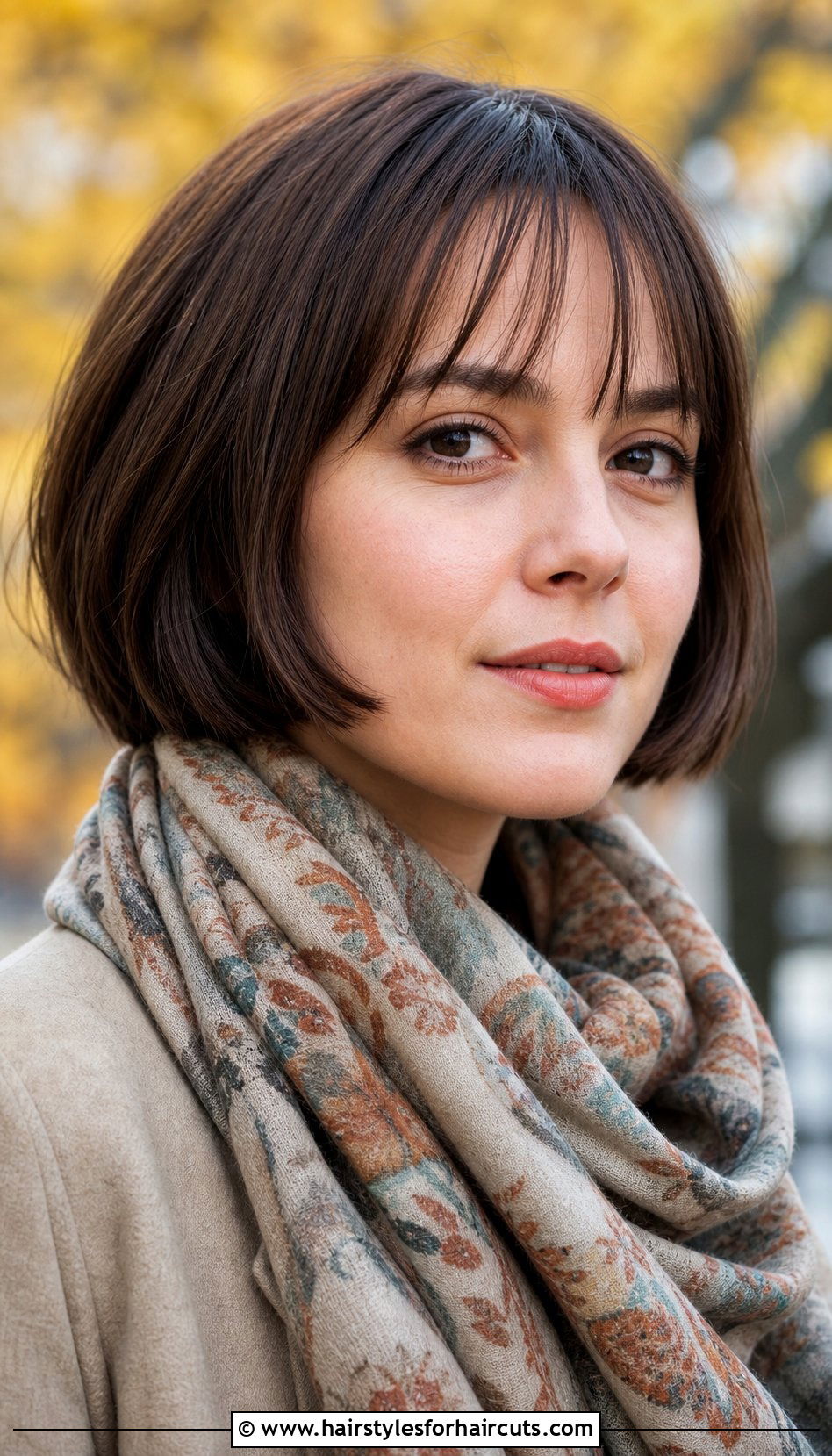 Short Bob With Wispy Bangs - 25 hairstyles with bangs - 25 hairstyles with bangs