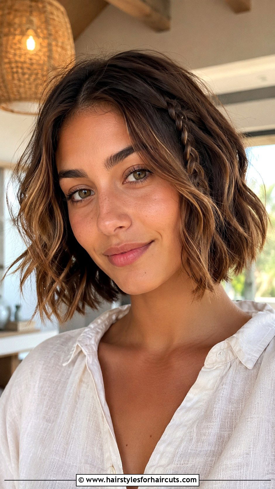 Short Boho Braided Bob - 25 boho hairstyles short hair - 25 boho hairstyles short hair