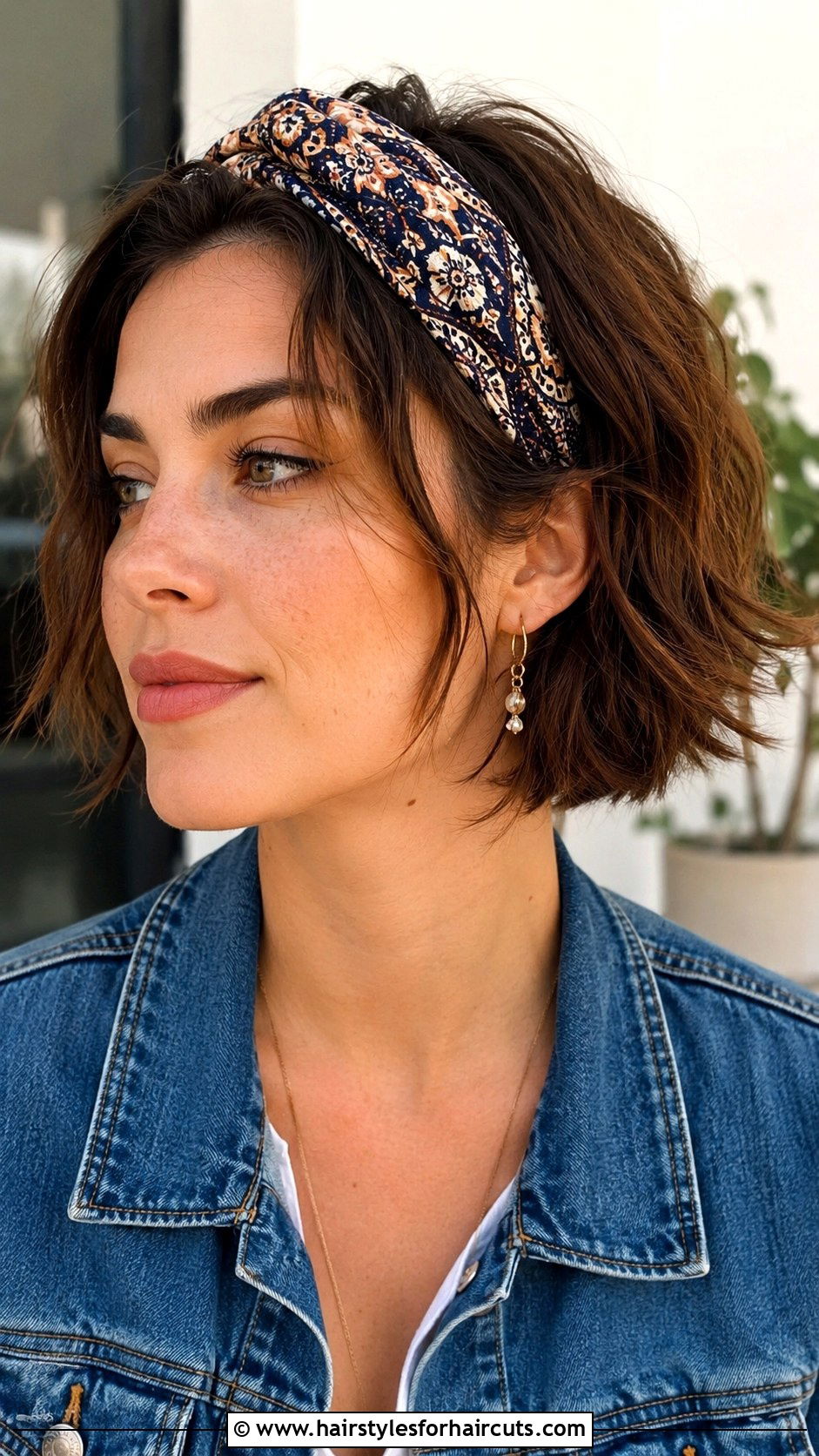 Short Boho Hair With Headband - 25 boho hairstyles short hair - 25 boho hairstyles short hair
