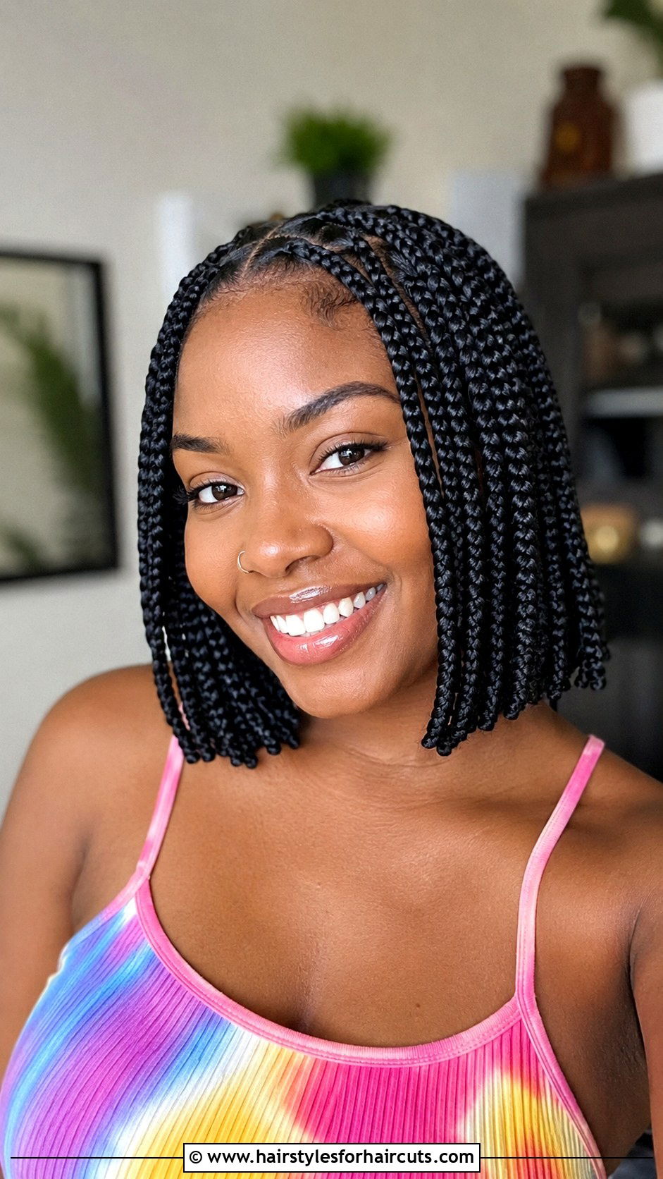 Short Box Braid Bob - 25 braid hairstyles short hair - 25 braid hairstyles short hair