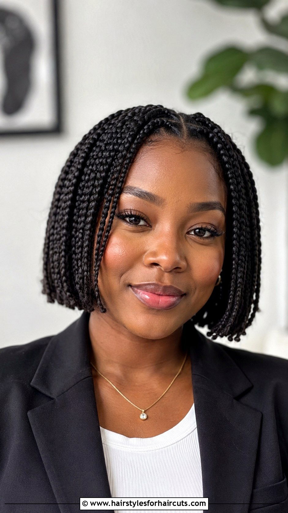 Short Box Braids Bob - 25 short hair hairstyles for black women - 25 short hair hairstyles for black women