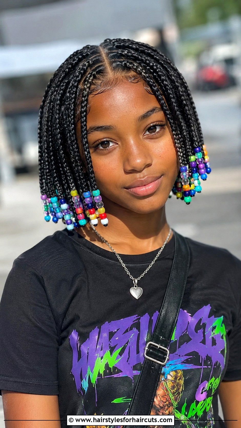 Short Box Braids With Beads - 25 y2k hairstyles for short hair black girl - 25 y2k hairstyles for short hair black girl