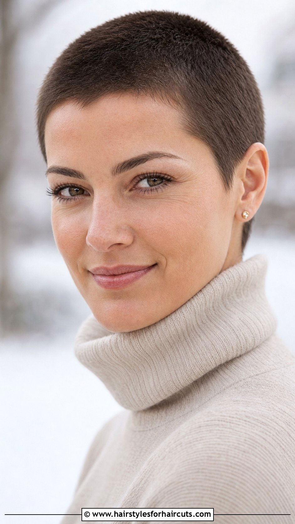 Short Brown Buzz Cut - 25 short brown haircuts - 25 short brown haircuts