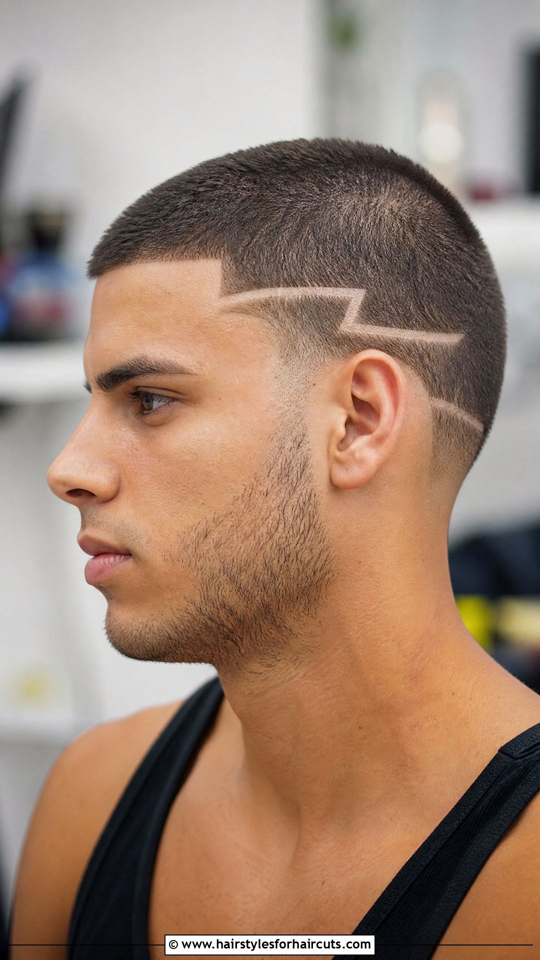 Short Buzz Cut With Design - 25 trae young haircuts - 25 trae young haircuts