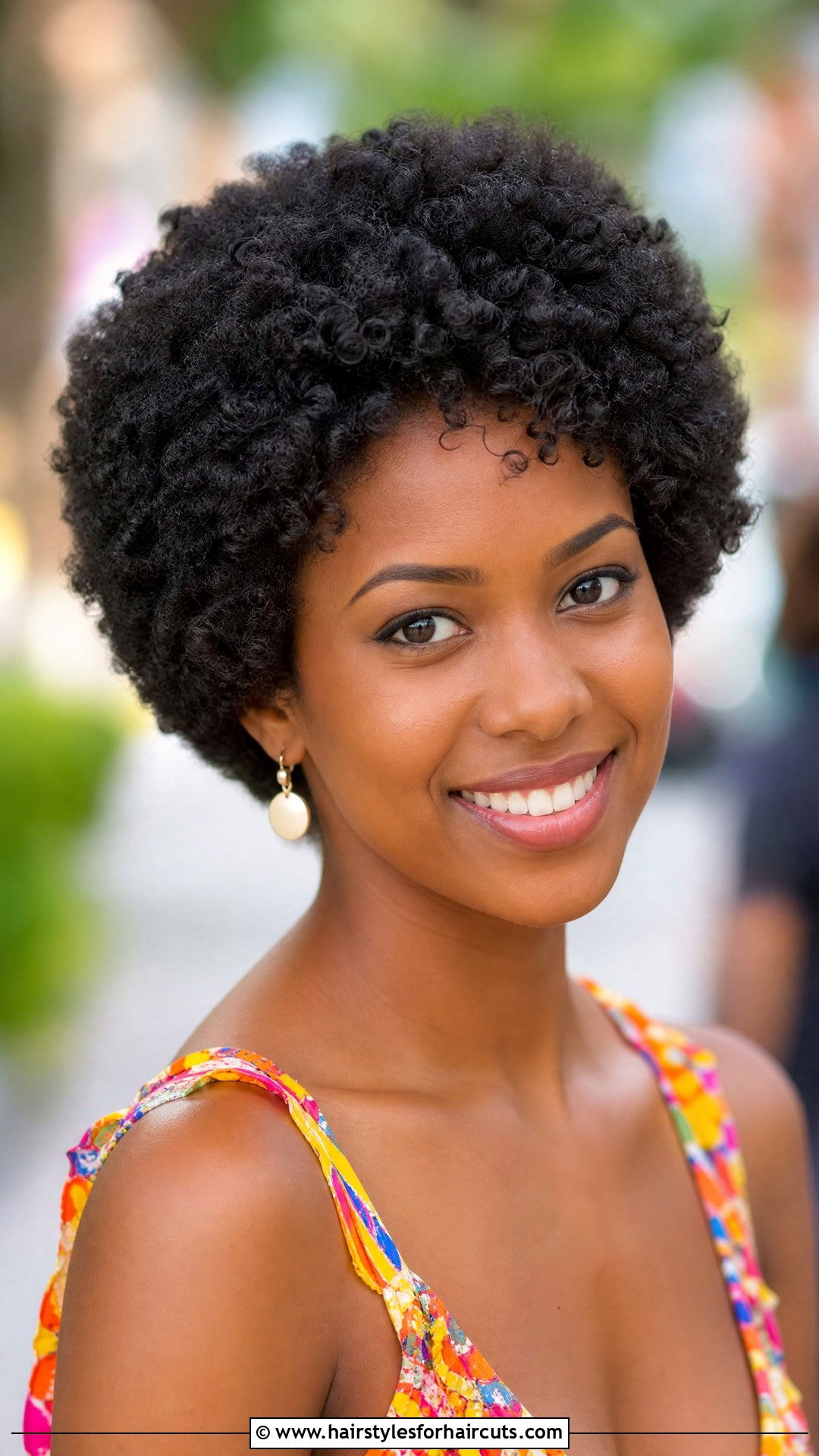 Short Curly Afro - 25 thick curly hair haircuts - 25 thick curly hair haircuts