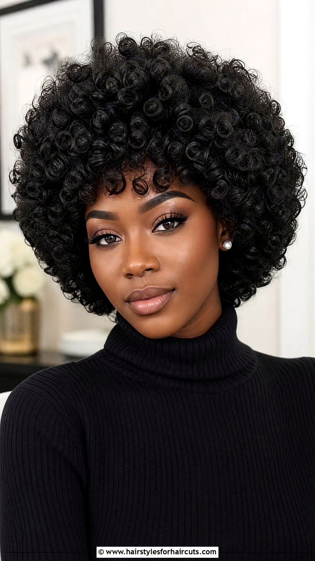 Short Curly Afro Wig - 25 wig hairstyles for black hair - 25 wig hairstyles for black hair