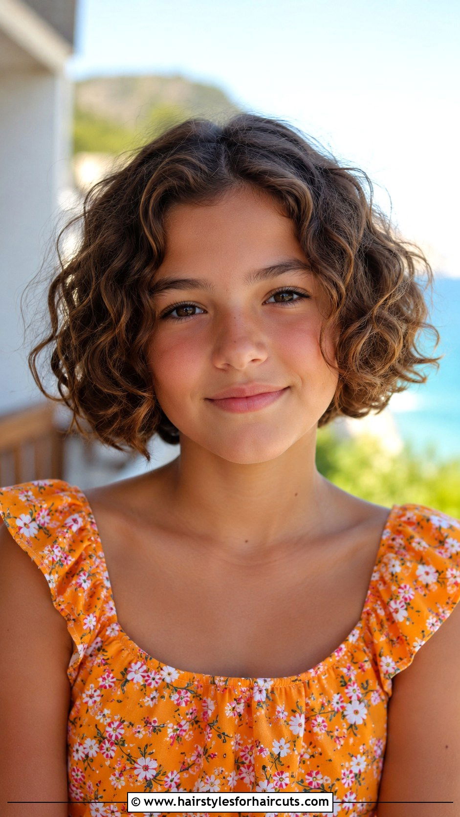 Short Curly Bob - 25 cute hairstyles for girls with curly hair - 25 cute hairstyles for girls with curly hair