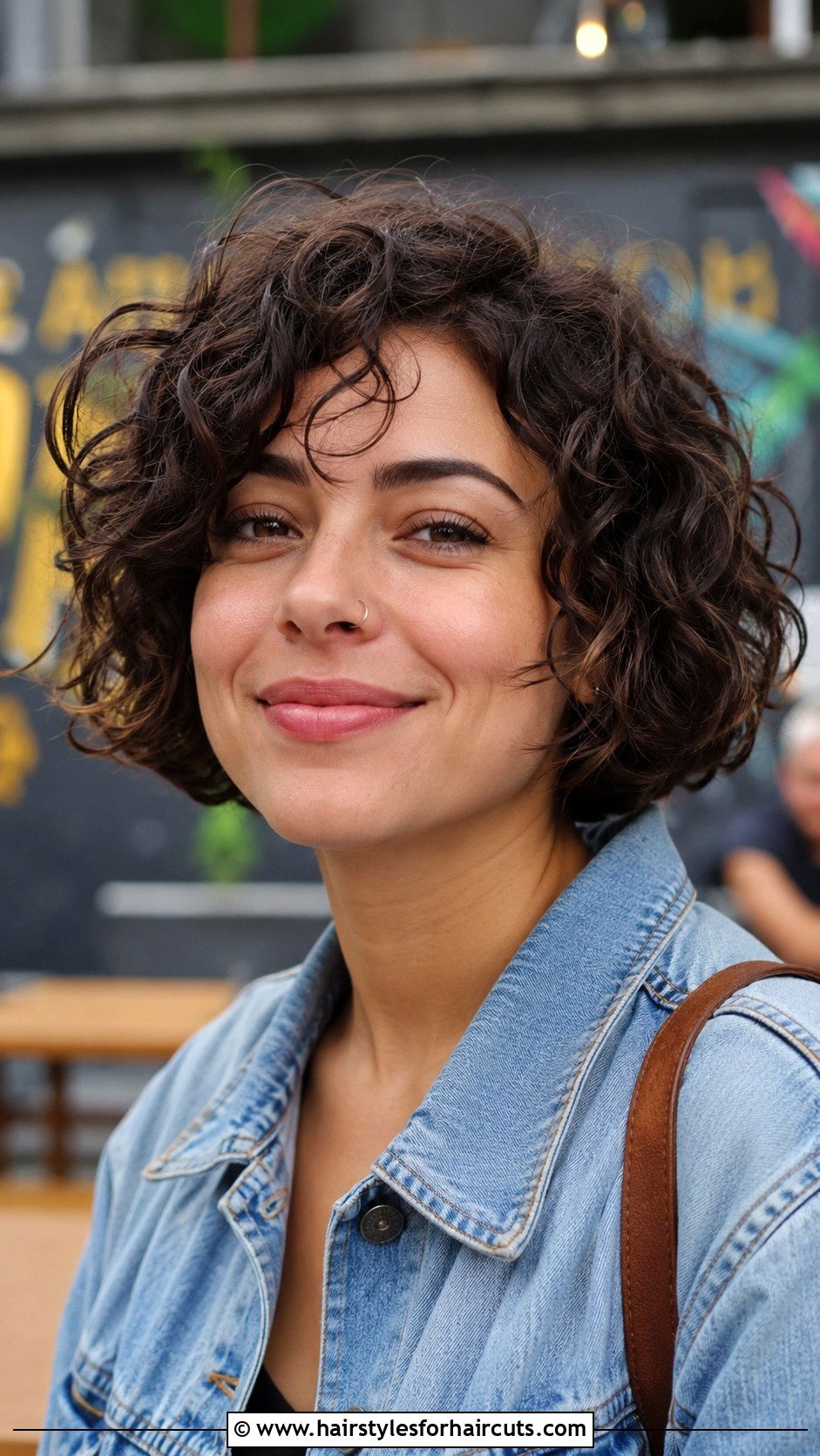 Short Curly Bob - 25 easy hairstyles for thin curly hair - 25 easy hairstyles for thin curly hair