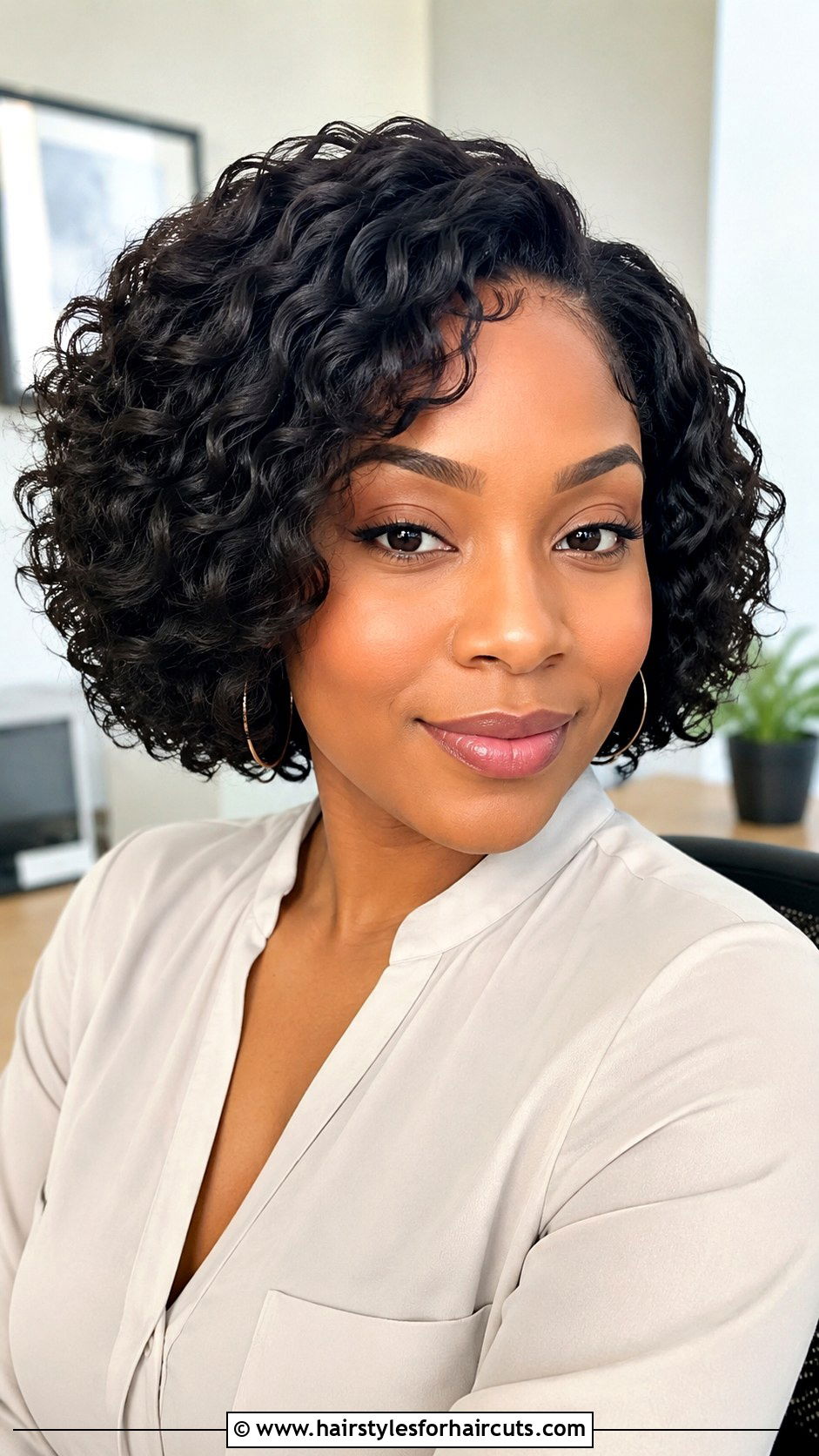 Short Curly Bob - 25 black women with short hairstyles - 25 black women with short hairstyles