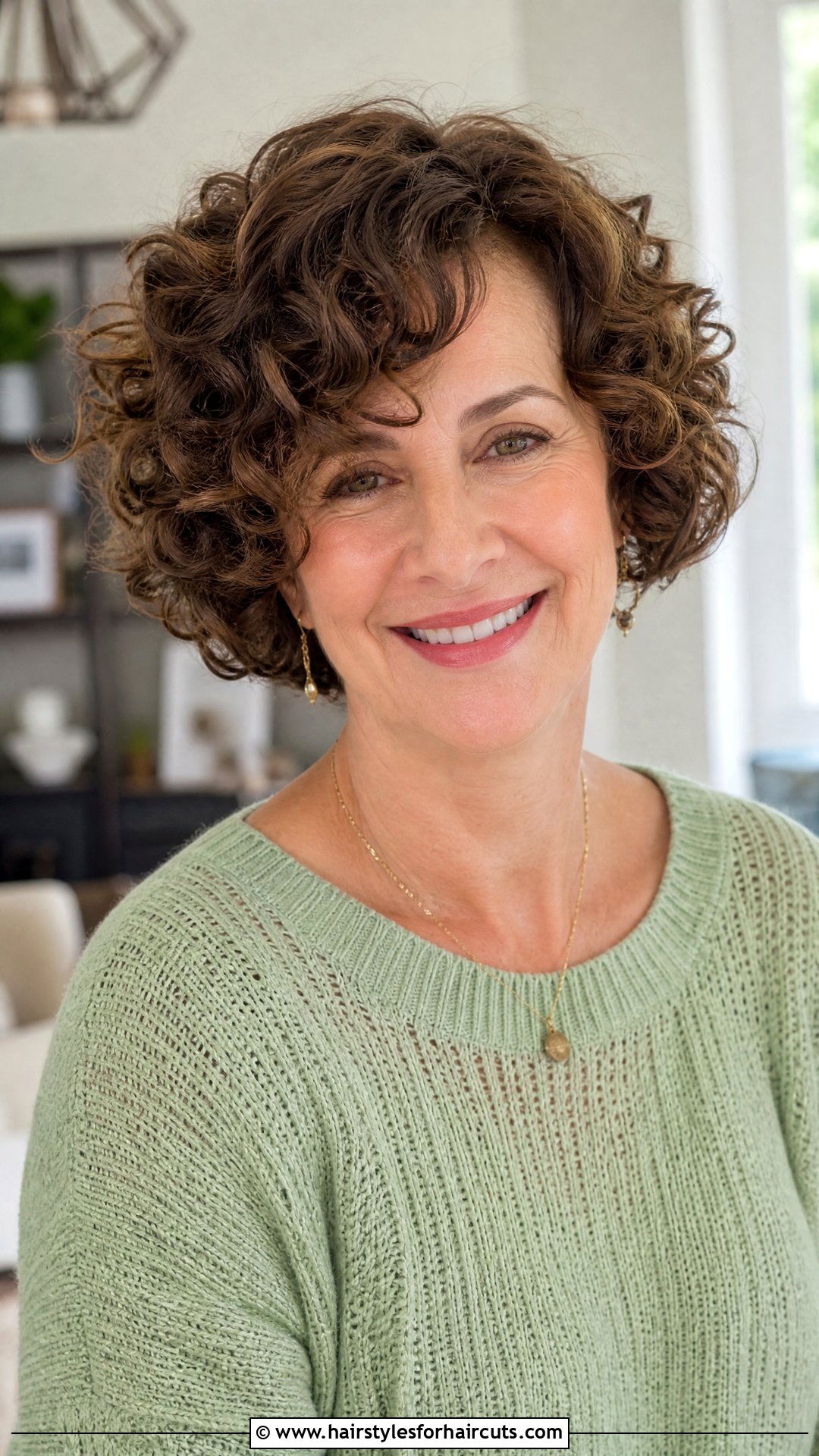 Short Curly Bob Over 50 - 25 youthful hairstyles over 50 curly hair - 25 youthful hairstyles over 50 curly hair