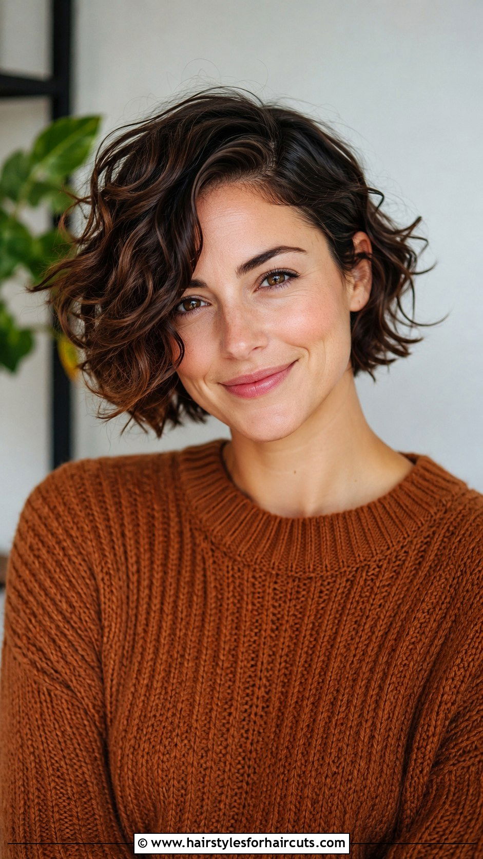 Short Curly Bob With Side Part - 25 baddie hairstyles for short curly hair - 25 baddie hairstyles for short curly hair