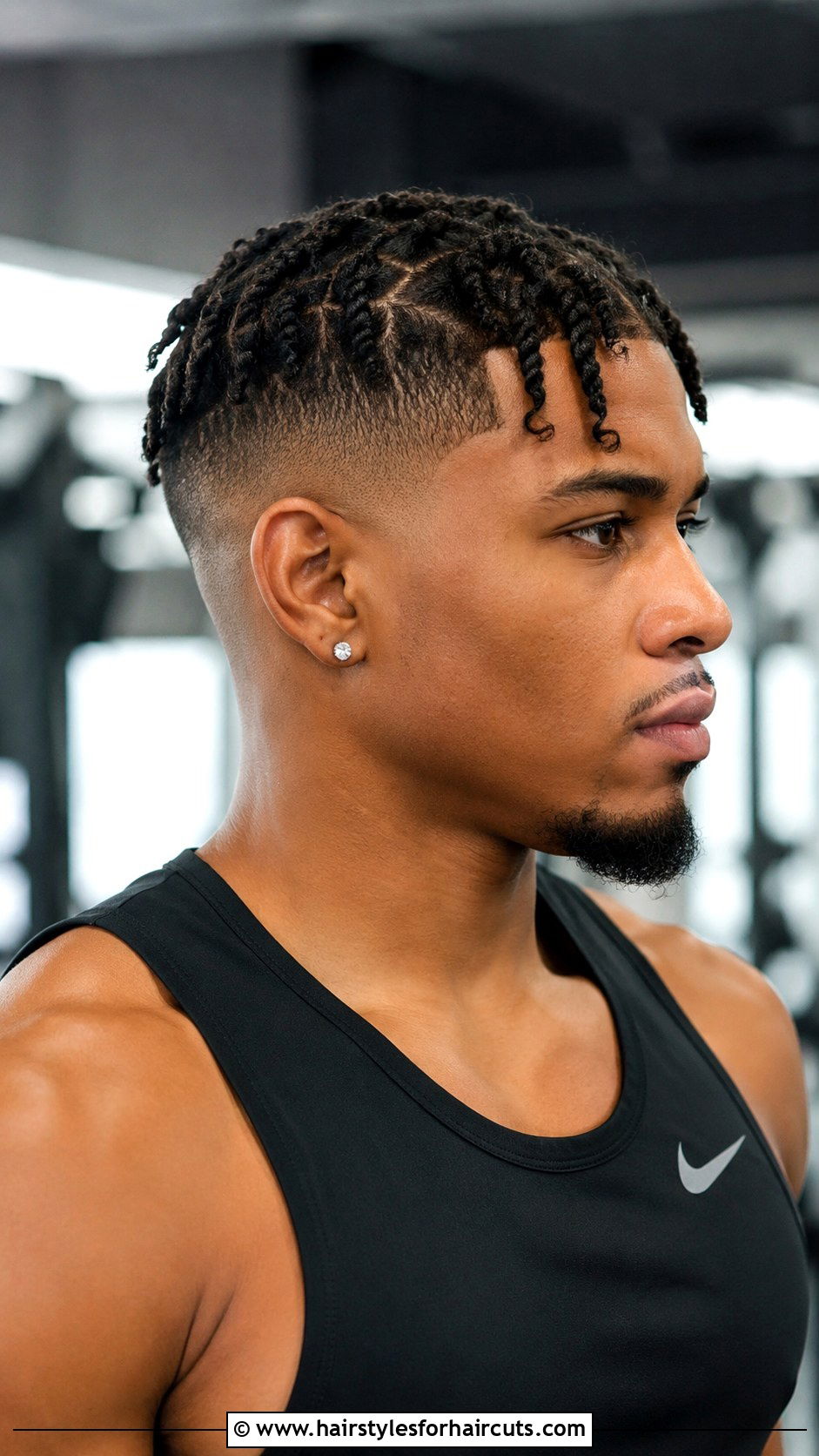 Short Curly Braids With Temp Fade - 25 allen iverson hairstyles - 25 allen iverson hairstyles