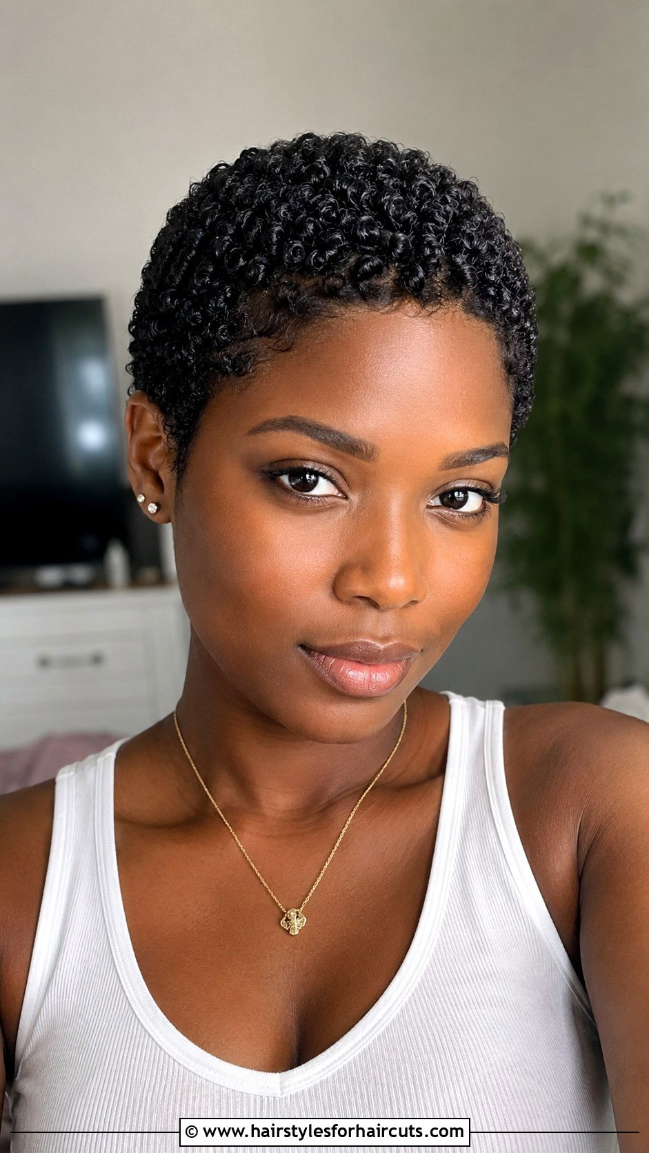 Short Curly Crop - 25 best haircuts for black curly hair - 25 best haircuts for black curly hair