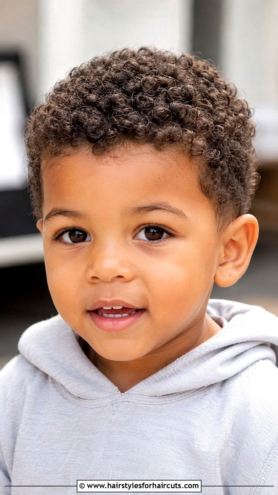 Short Curly Crop Haircut For Toddler Boy - 25 toddler haircuts for curly hair - 25 toddler haircuts for curly hair