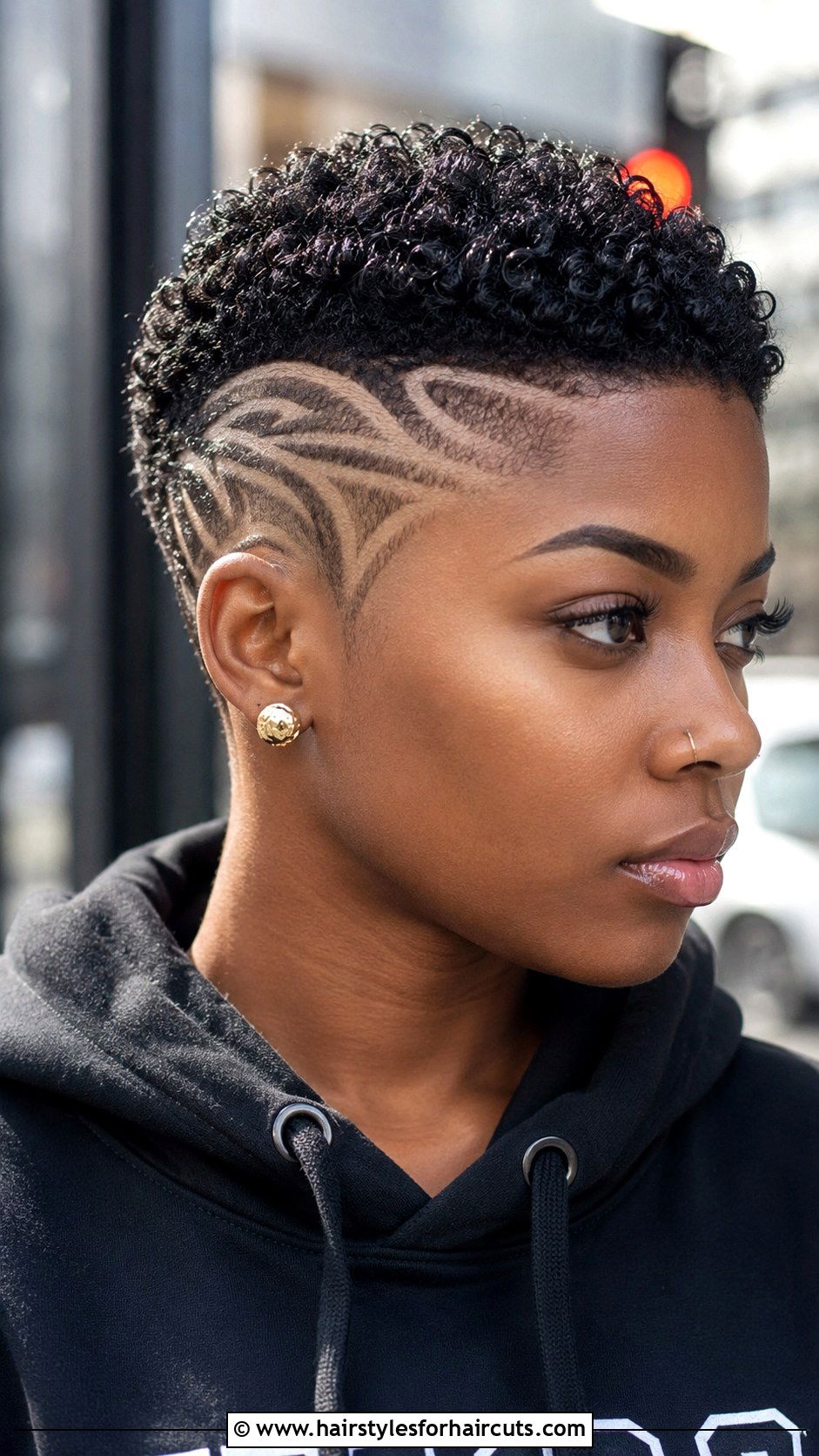 Short Curly Crop With Designs - 25 black hairstyles curly - 25 black hairstyles curly
