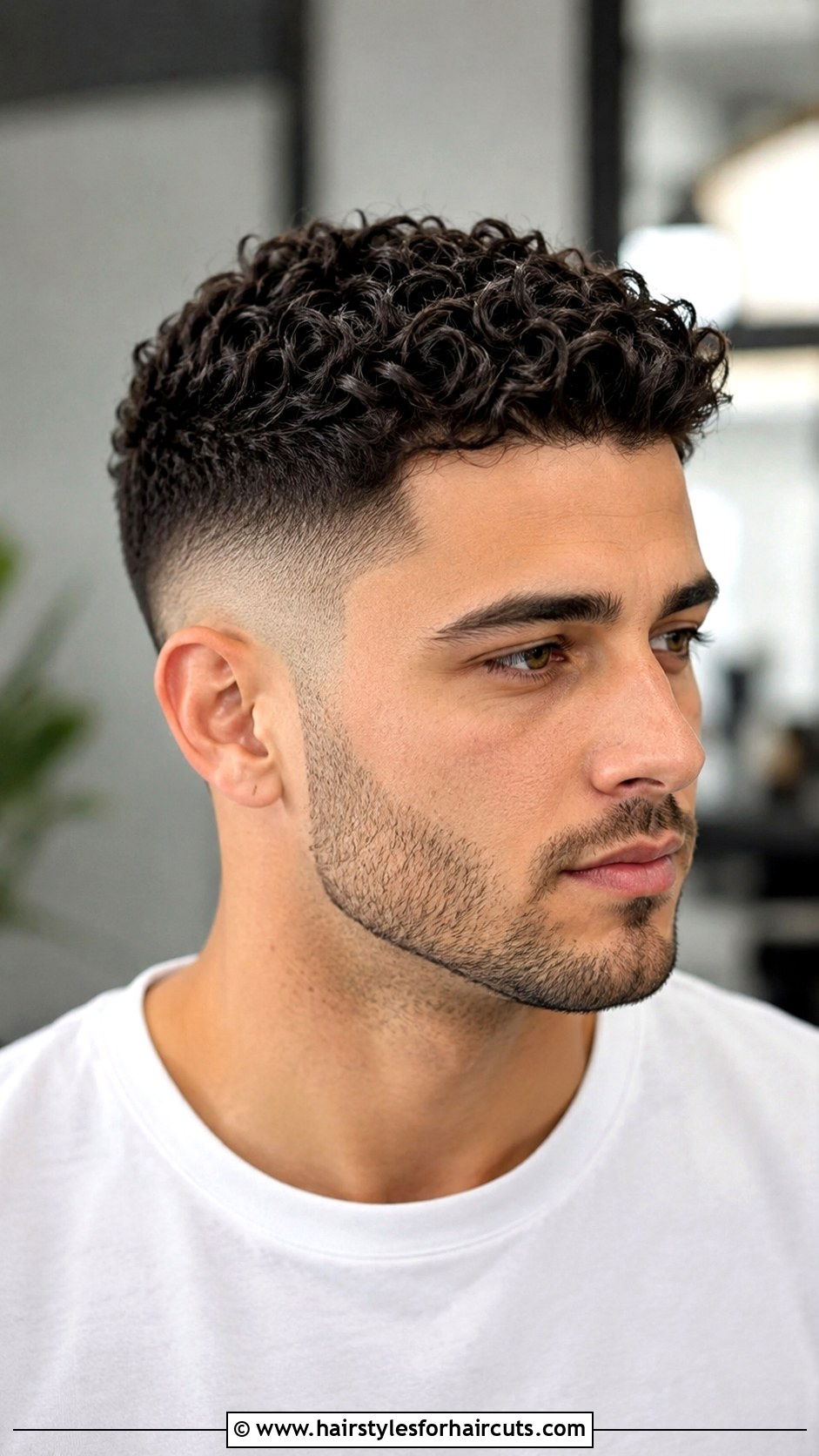 Short Curly Fade - 25 curly hair receding hairline haircuts - 25 curly hair receding hairline haircuts