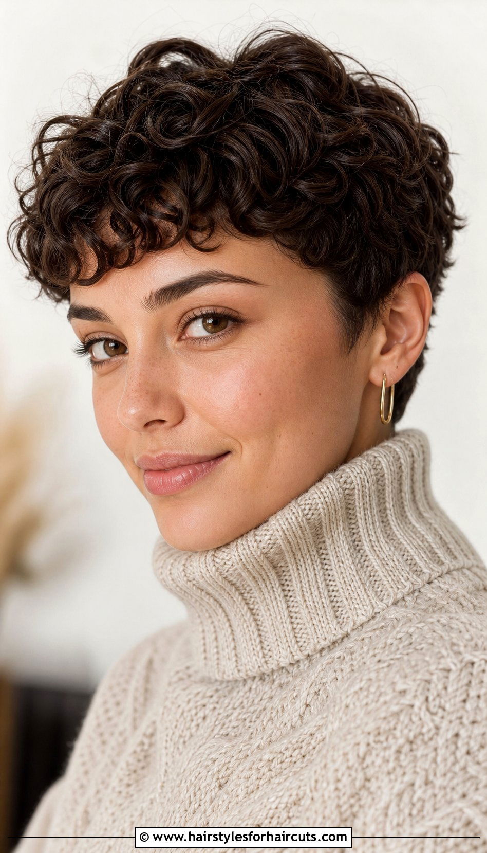 Short Curly Fringe Haircut - 25 short haircuts for natural curly hair - 25 short haircuts for natural curly hair
