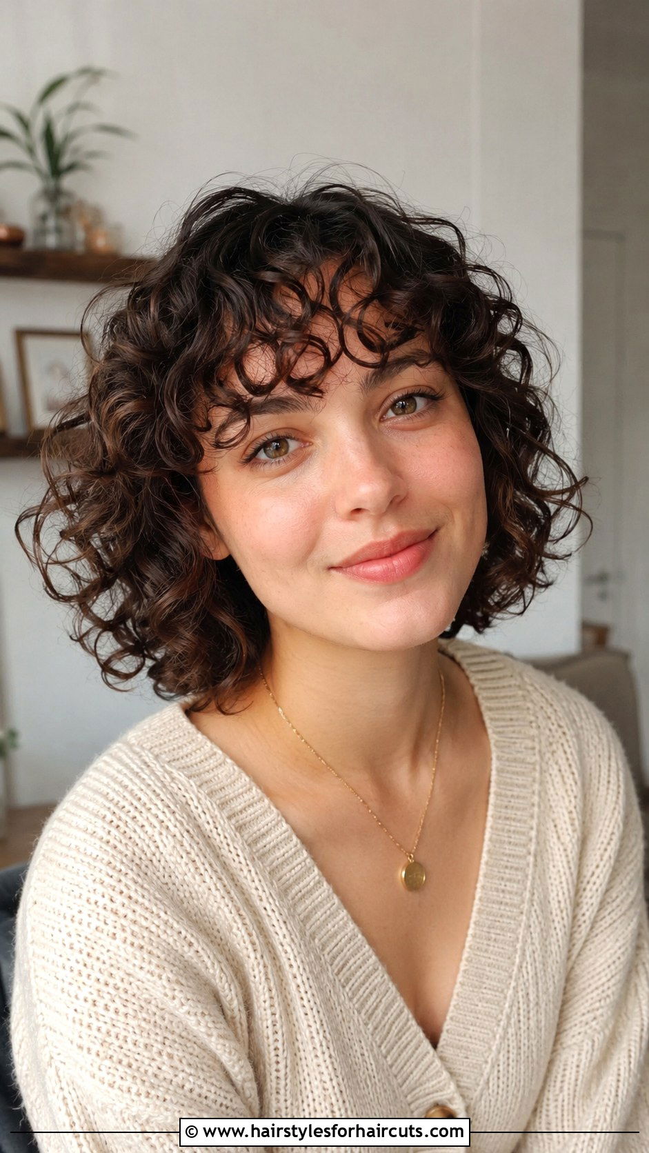 Short Curly Hair With Bangs - 25 easy curly hairstyles for short hair - 25 easy curly hairstyles for short hair
