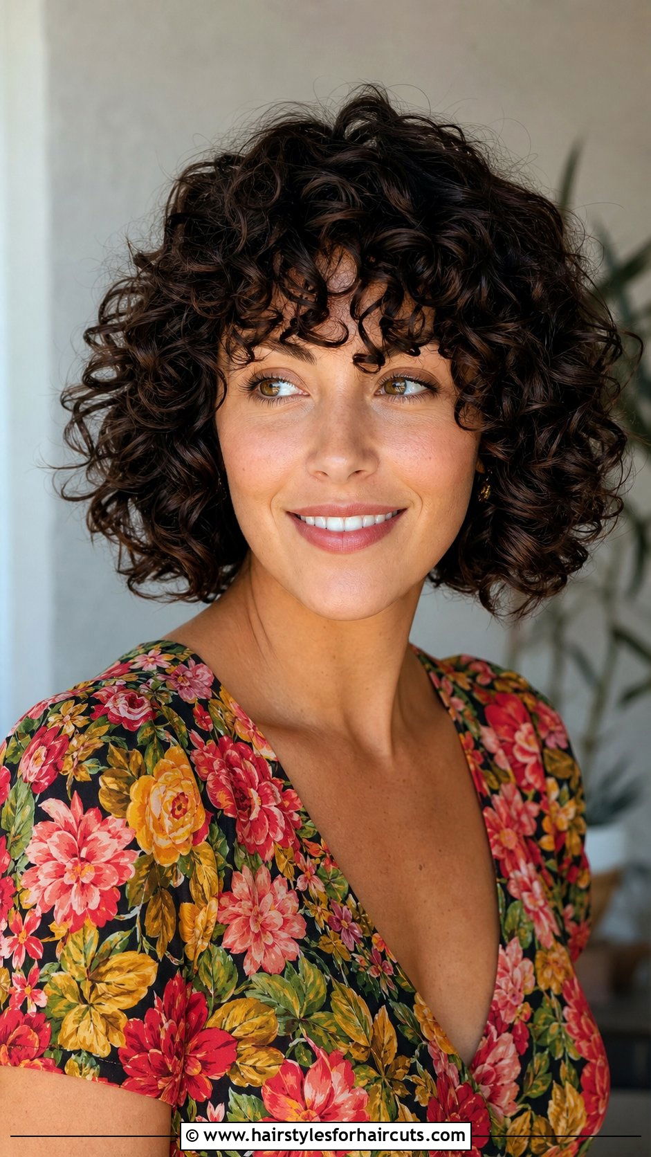 Short Curly Hair With Curly Bangs - 25 short hairstyles with bangs for women - 25 short hairstyles with bangs for women