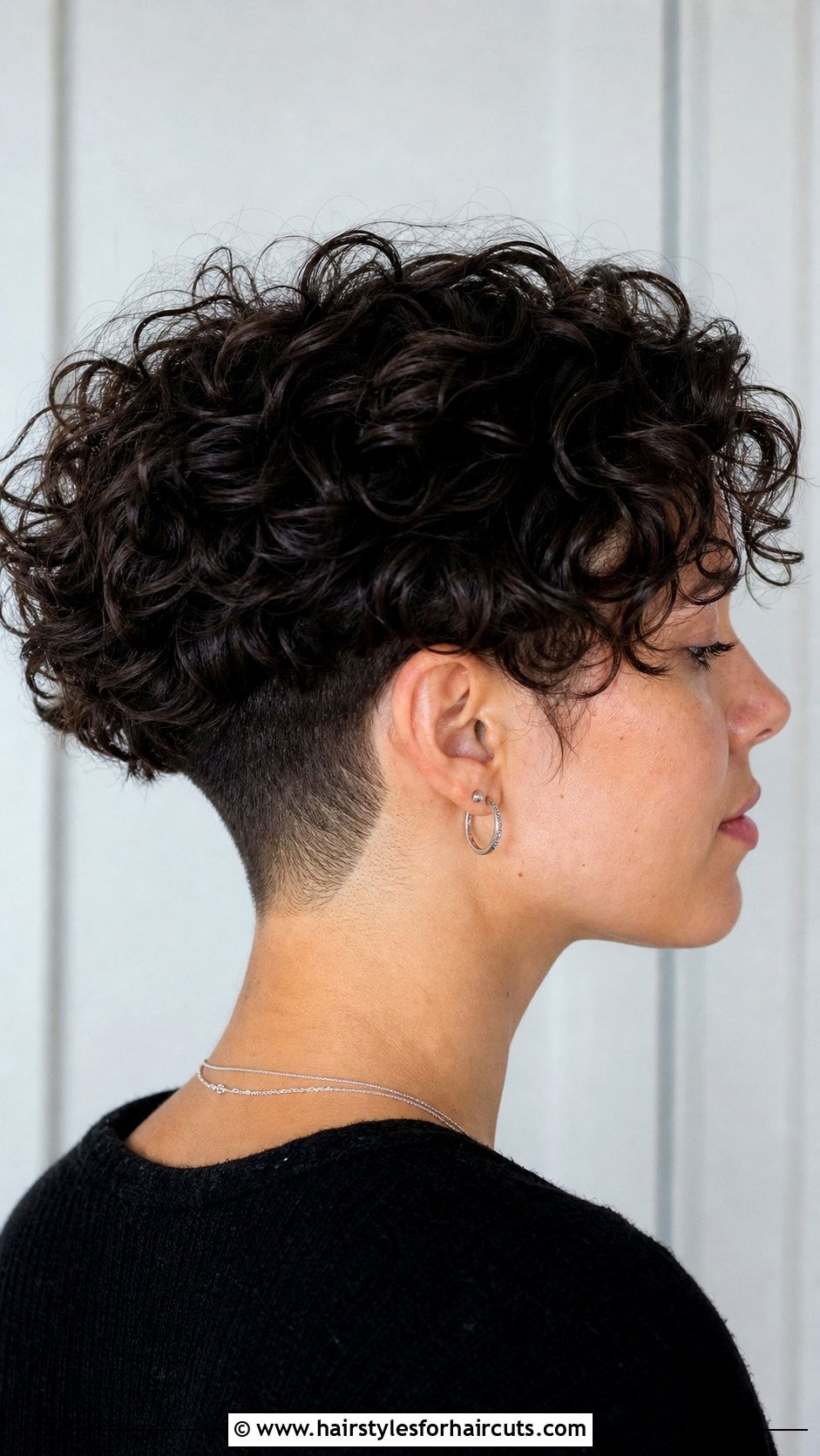 Short Curly Haircut With Nape Undercut - 25 curly short hairstyles for women - 25 curly short hairstyles for women