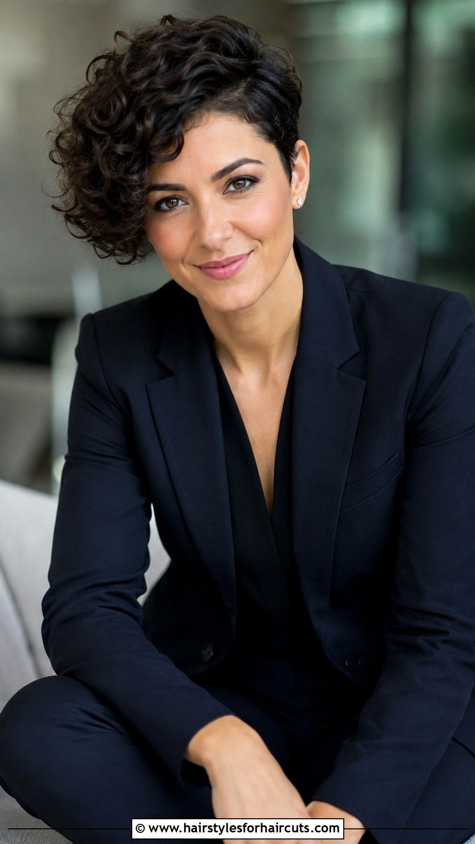 Short Curly Haircut With Side Part - 25 haircuts curly hair short - 25 haircuts curly hair short