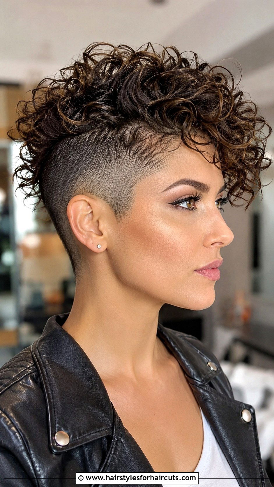 Short Curly Mohawk - 25 ethnica hairstyles for short hair - 25 ethnica hairstyles for short hair