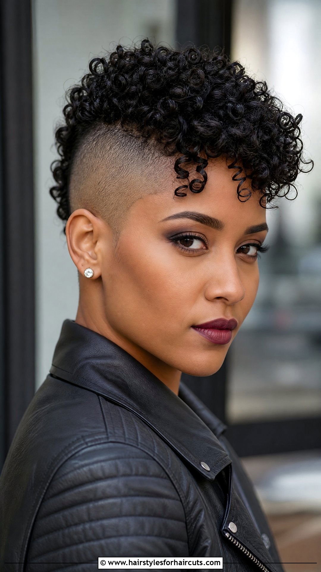 Short Curly Mohawk - 25 types of curly hairstyles - 25 types of curly hairstyles