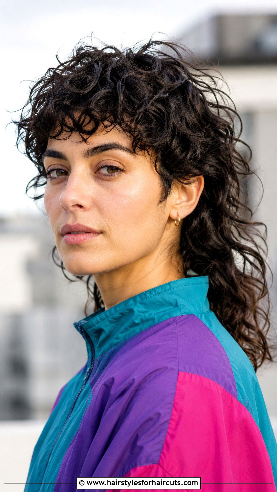 Short Curly Mullet - 25 curly hairstyles for short hair - 25 curly hairstyles for short hair