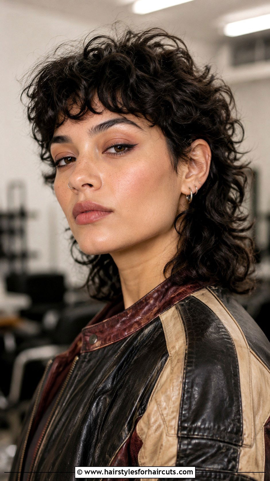 Short Curly Mullet - 25 best haircuts for short curly hair - 25 best haircuts for short curly hair