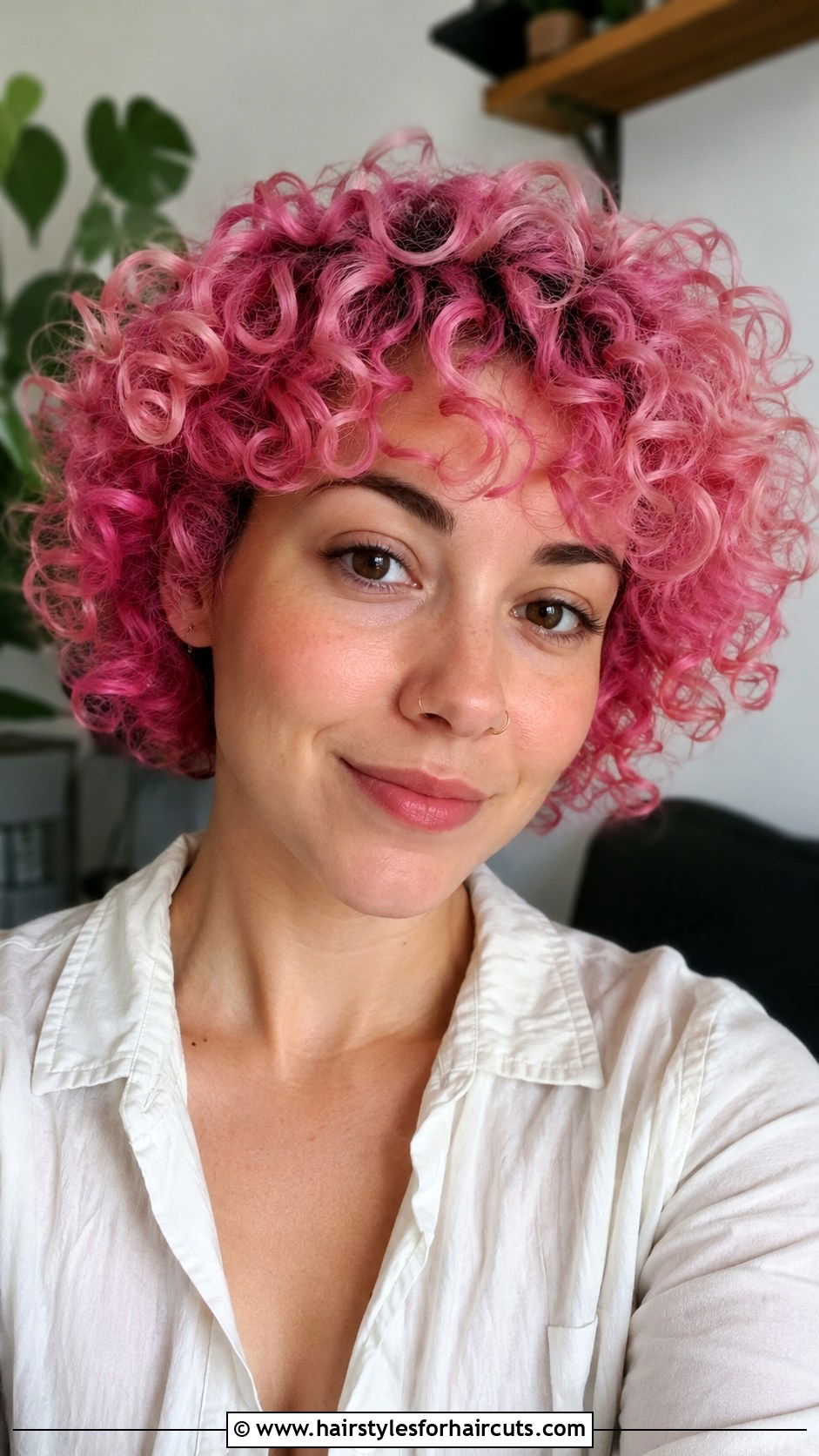 Short Curly Pink Hair - 25 short hair pink hairstyles - 25 short hair pink hairstyles