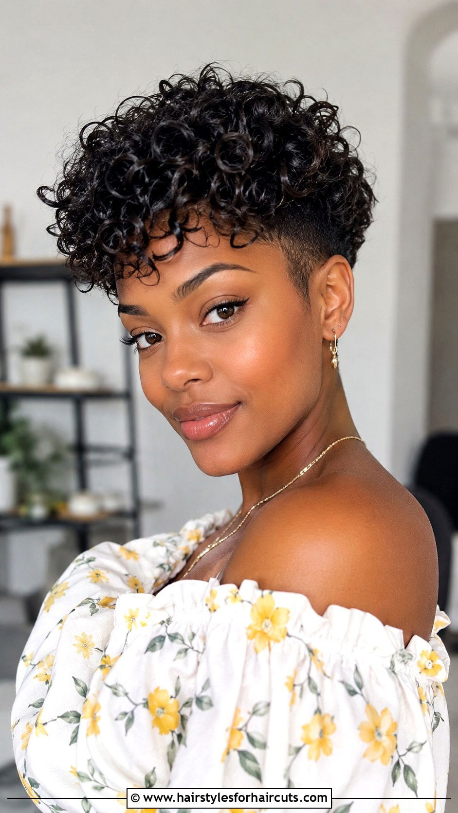 Short Curly Pixie Cut - 25 cute black girl hairstyles - 25 cute black girl hairstyles