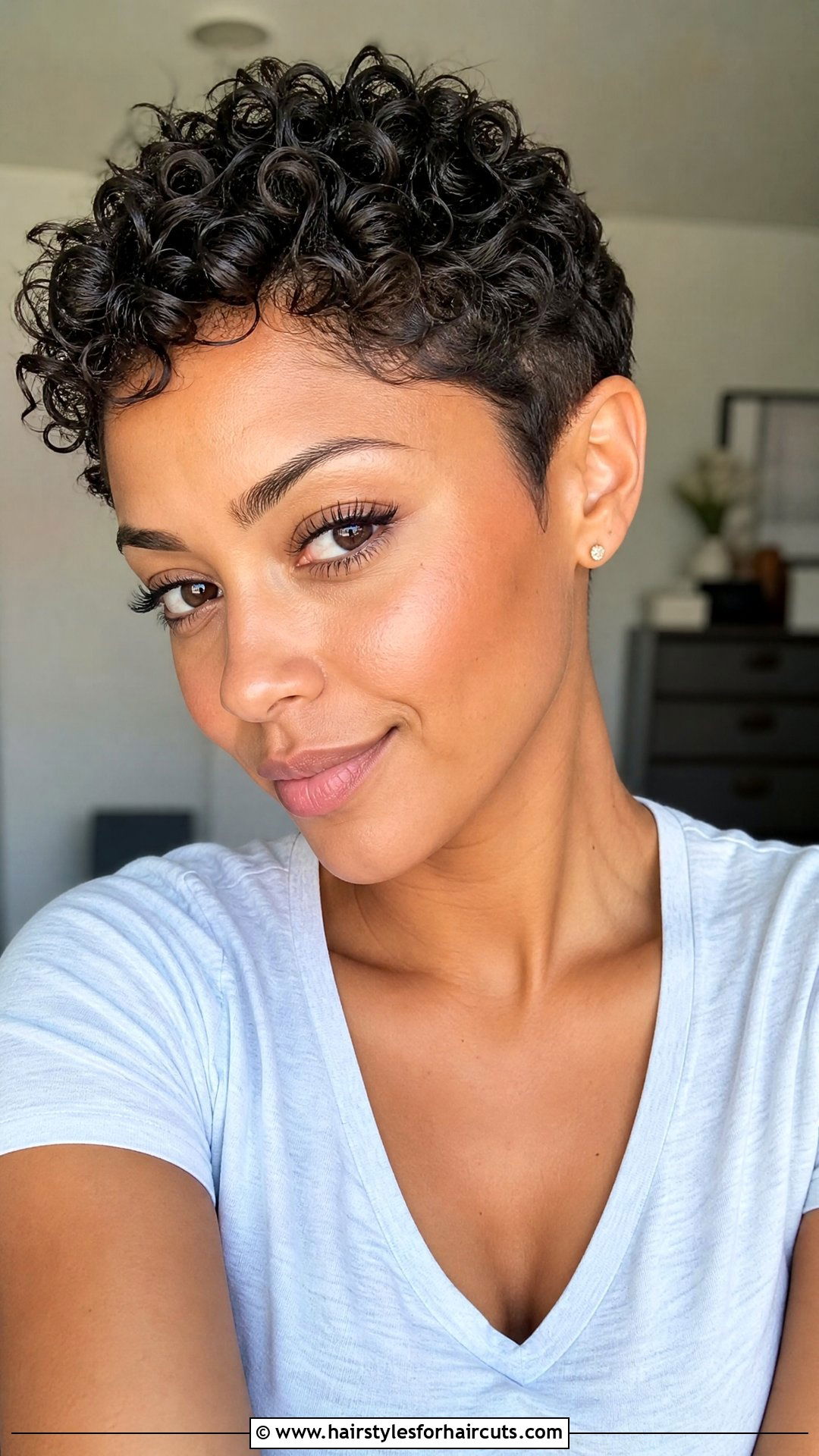 Short Curly Pixie Cut - 25 florida haircuts - 25 florida haircuts