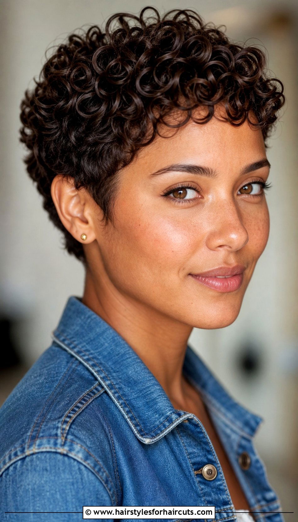 Short Curly Pixie Cut - 25 hairstyles in the 60s - 25 hairstyles in the 60s