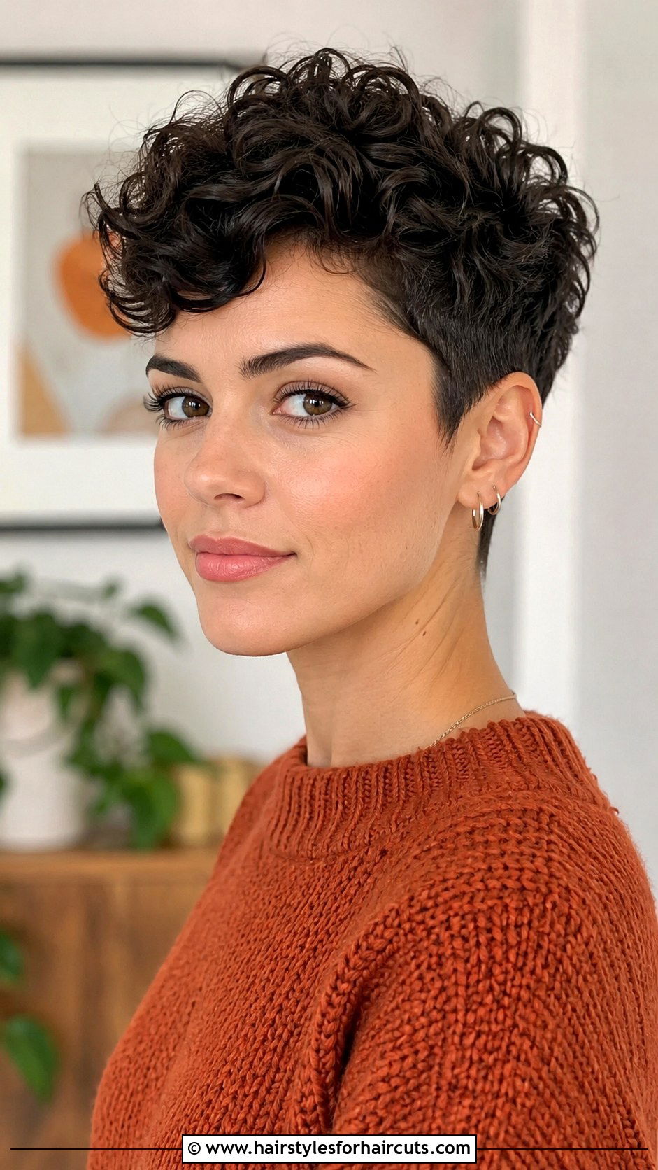 Short Curly Pixie Haircut - 25 short hairstyles with curly hair - 25 short hairstyles with curly hair