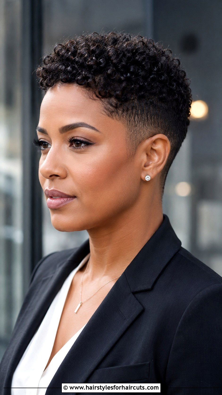 Short Curly Pixie Haircut - 25 black haircuts women - 25 black haircuts women