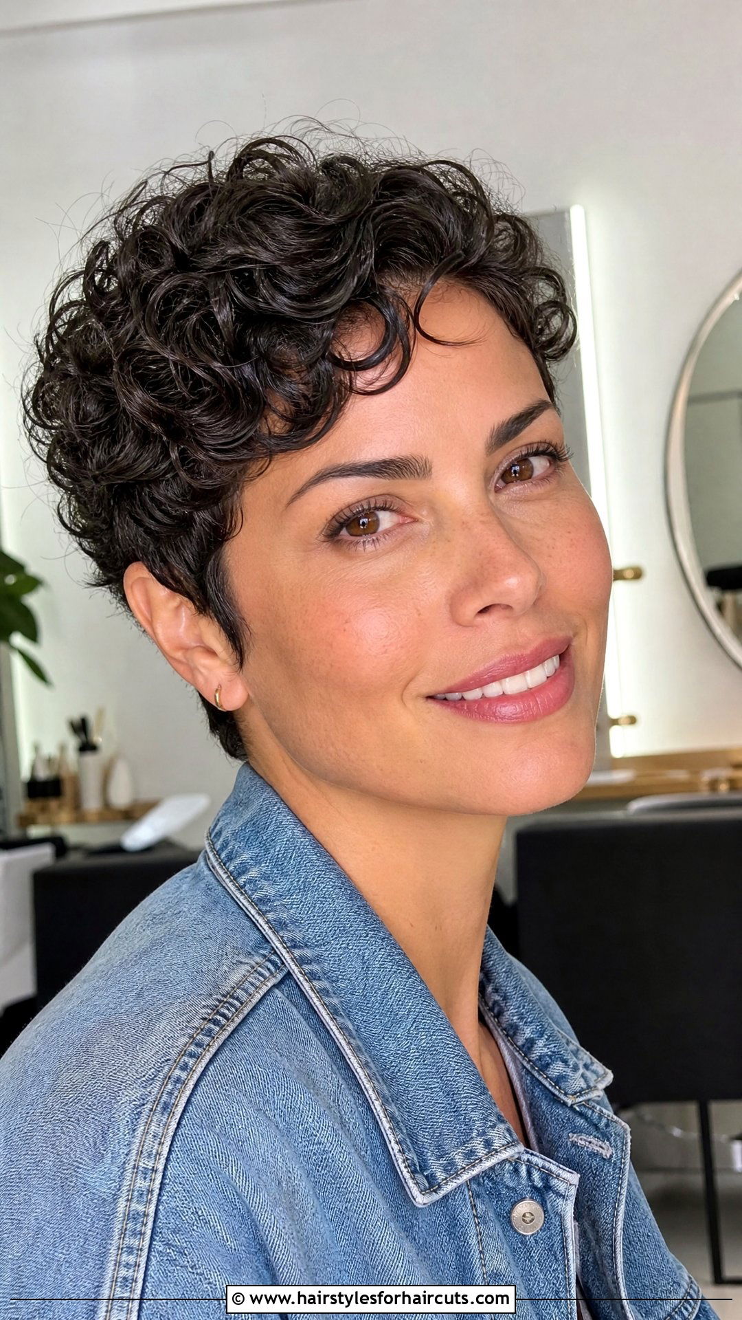 Short Curly Pixie - 25 60s hairstyles - 25 60s hairstyles