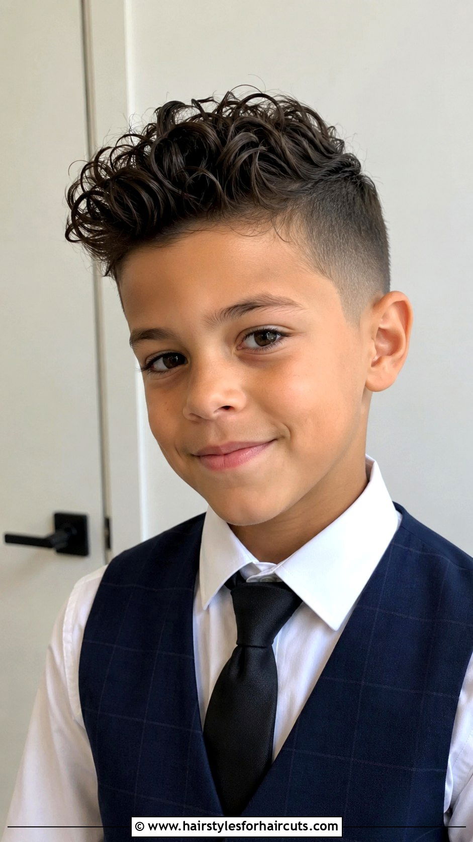 Short Curly Pompadour - 25 10 year old boy haircuts curly hair - 25 10 year old boy haircuts curly hair