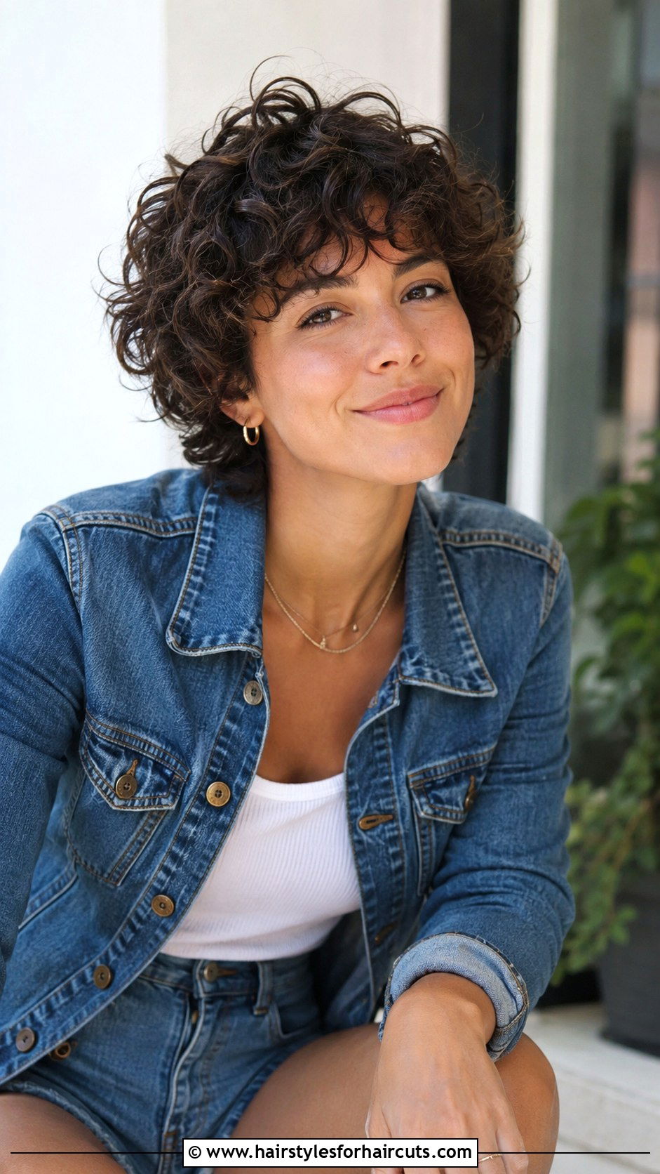 Short Curly Shag - 25 short hairstyles for summer - 25 short hairstyles for summer