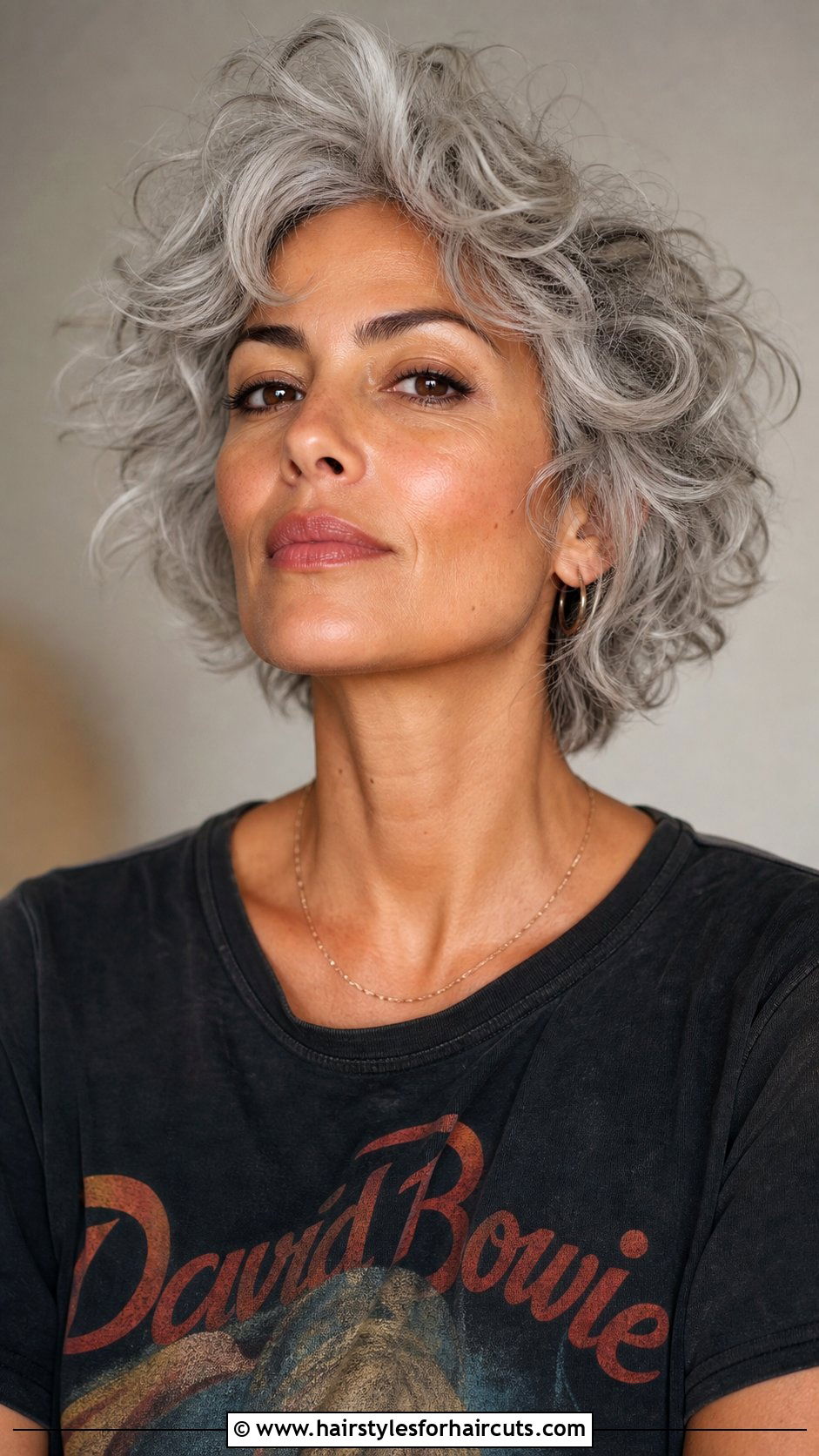 Short Curly Shag - 25 hairstyles for curly gray hair over 60 - 25 hairstyles for curly gray hair over 60
