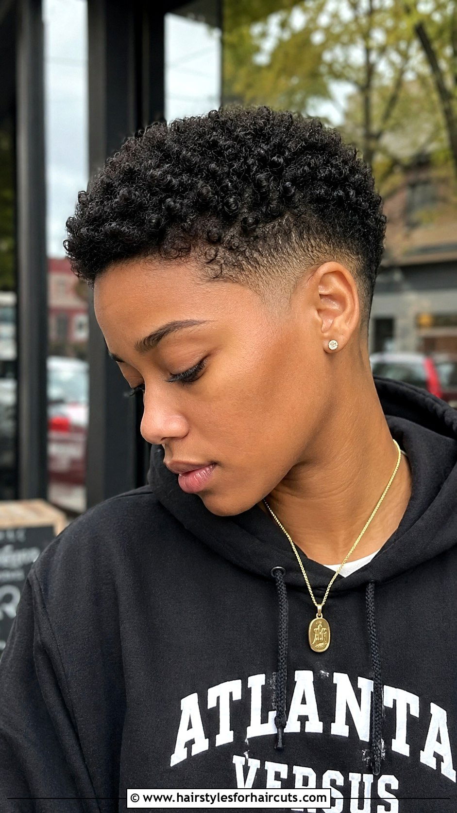 Short Curly Taper - 25 ebony hairstyles - 25 ebony hairstyles