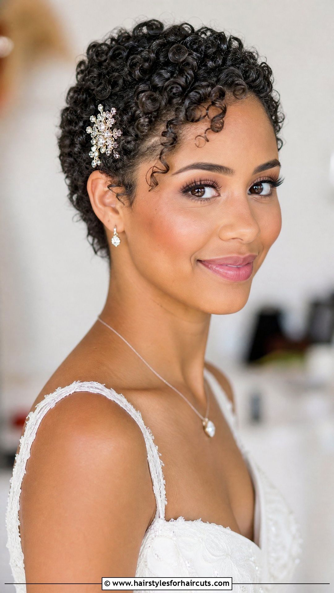 Short Curly Wedding Hair - 25 wedding hairstyles for curly hair - 25 wedding hairstyles for curly hair