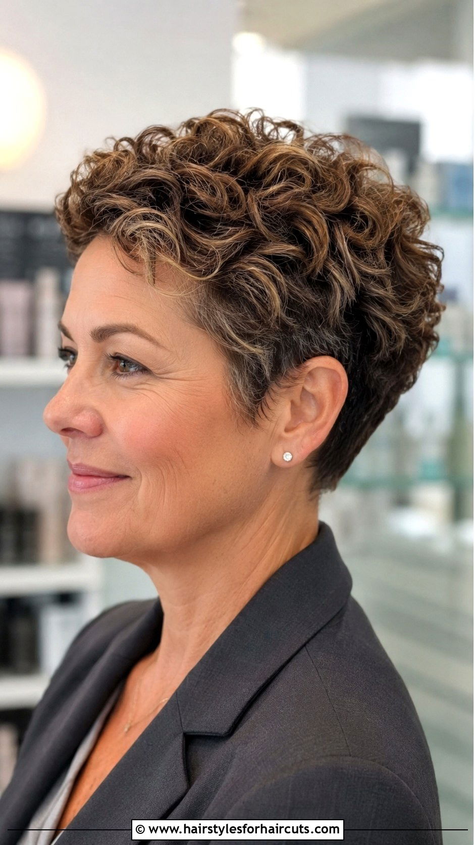 Short Curly Wedge - 25 curly haircuts san francisco - 25 curly haircuts san francisco